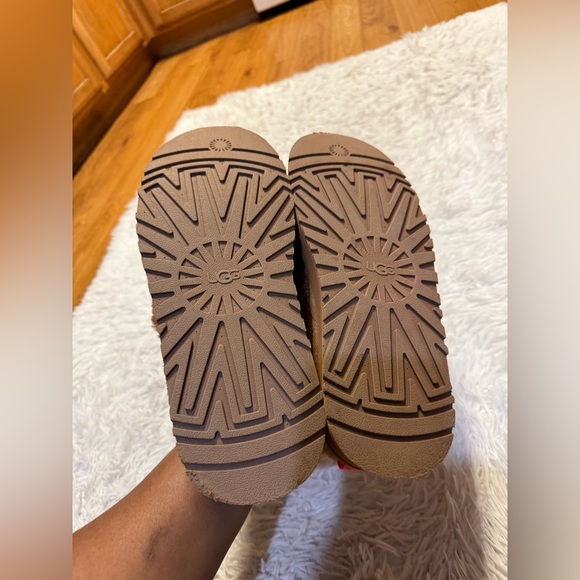 UGG TAZZ BRAID PLATFORM SLIPPERS HARDWOOD - Picture 13 of 16